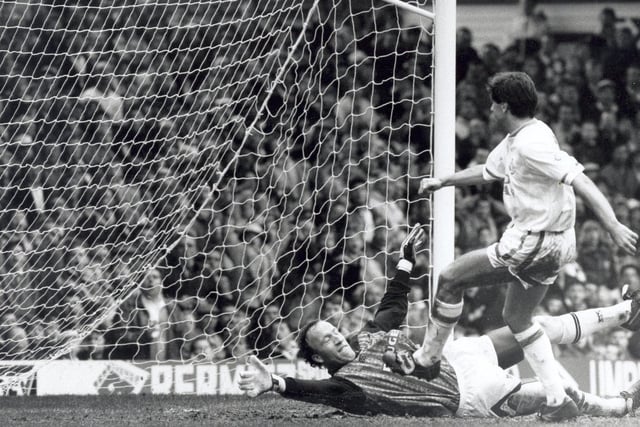 Bobby Davison marked his return in March 1991 by netting past Coventry's Steve Ogrizovic at Elland Road.