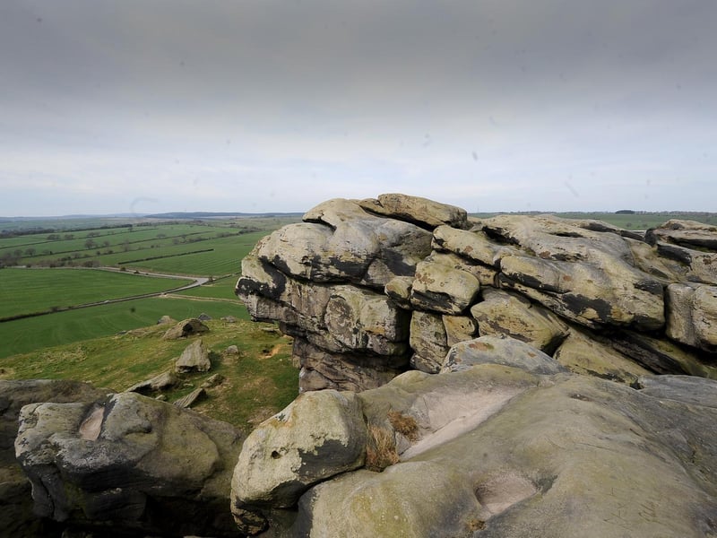 Almscliffe Crag, a large outcrop of Millstone Grit which stands above the Lower Wharfe Valley north of Leeds, is a popular spot with the YEP readers.