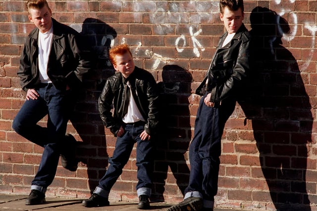 This rock band, Rock-A-Beats, from East End Park who were proving a hit on the city's music scene. Pictured from left are, Ray McGowan, 14, with brothers, Neil, eight, and Craig, 16.