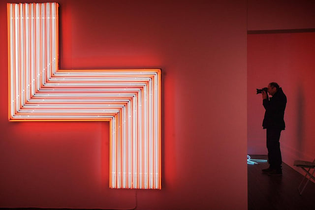 Bertrand Lavier's piece in the Grundy Art Gallery in 2016