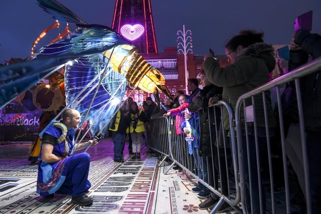 The Carnival of Lights in 2019 on the Comedy Carpet