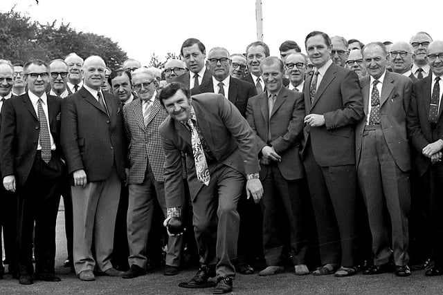 The annual Bellingham bowling club president's day in 1972