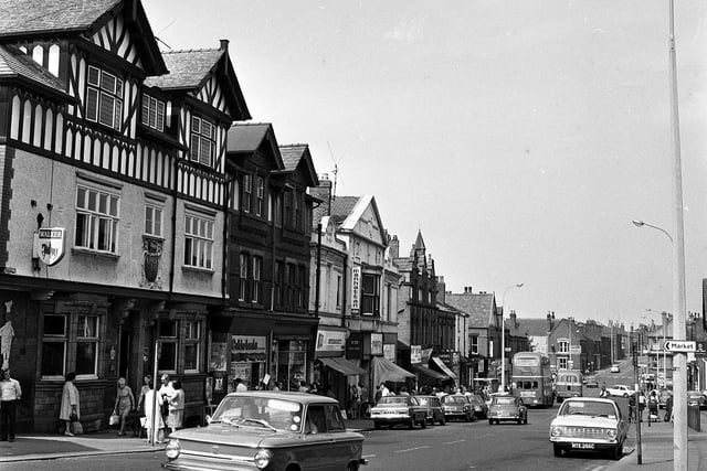 A look back in time to a view of Gerrard Street Ashton in 1972