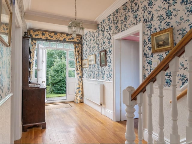 The welcoming entrance hall