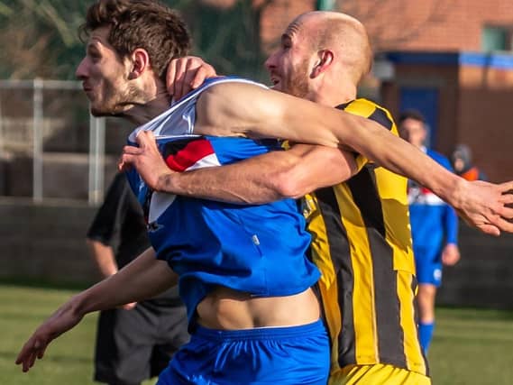 PHOTO FOCUS: Whitby Town v Scarborough Athletic / New Year's Day 2019