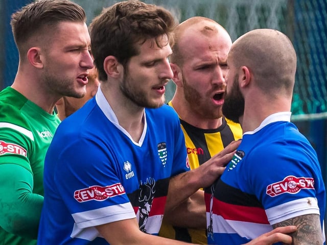 PHOTO FOCUS: Whitby Town v Scarborough Athletic / New Year's Day 2019
