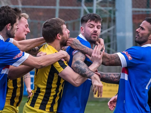 PHOTO FOCUS: Whitby Town v Scarborough Athletic / New Year's Day 2019