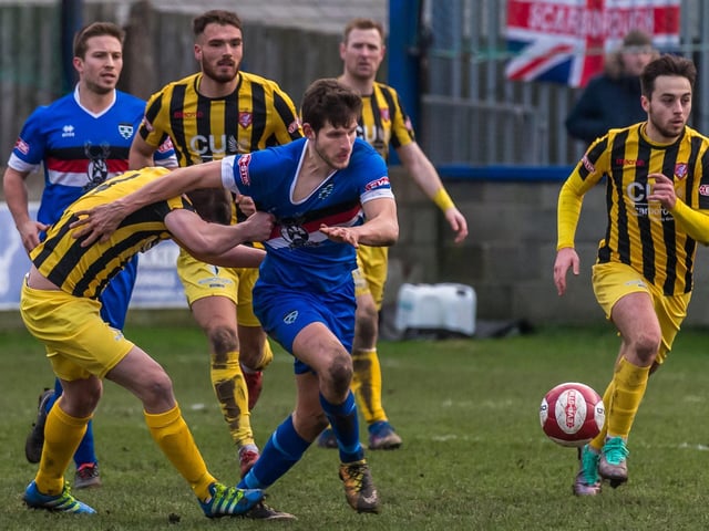 PHOTO FOCUS: Whitby Town v Scarborough Athletic / New Year's Day 2019