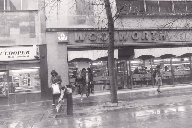 The Briggate store in  March 1982.
