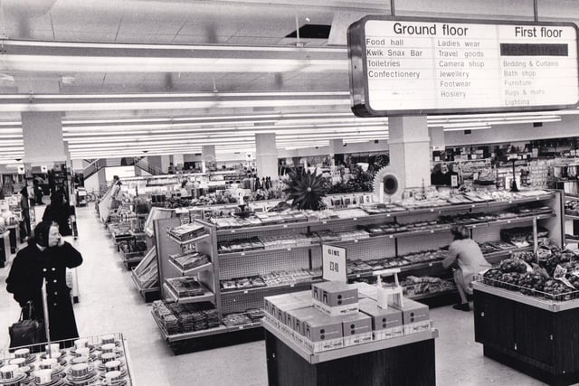 November 1972 and this photo gives some idea of the new streamlined store.