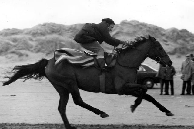 Red Rum on Southport Sands
