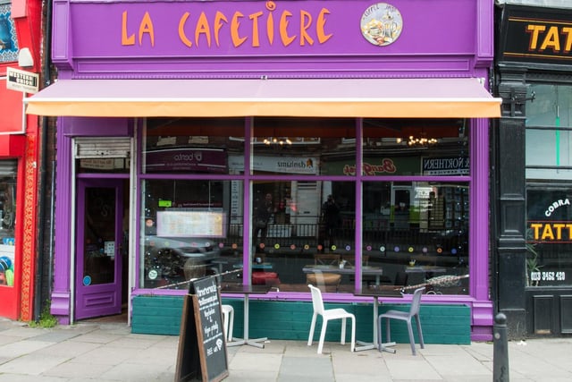 La Cafetiere: "Me and my wife visited for brunch and it was very enjoyable. The staff are friendly and attentive and the food was very very nice, all tasted so fresh and good portions too. The falafel is a must when you visit."