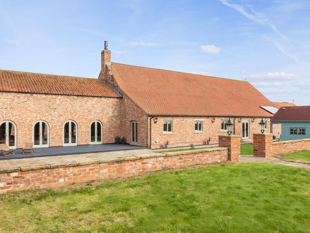 Large windows ensure the house is full of light