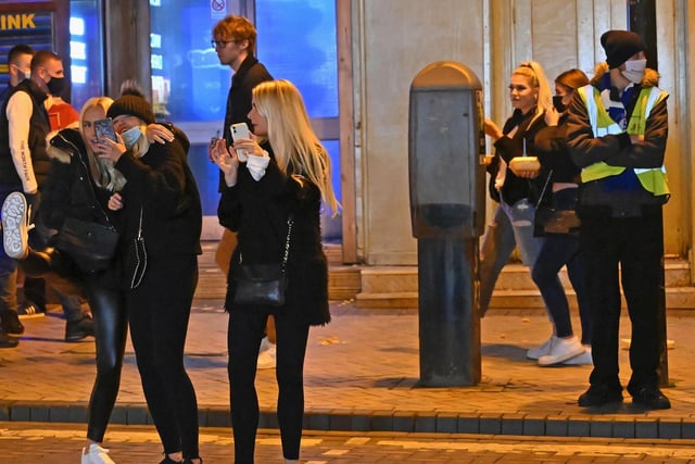 Revellers enjoyed one last night out before Blackpool heads into tier three lockdown