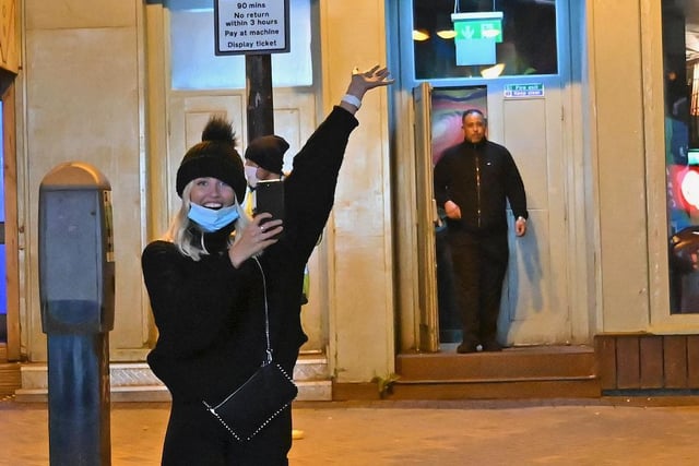 Revellers enjoyed one last night out before Blackpool heads into tier three lockdown