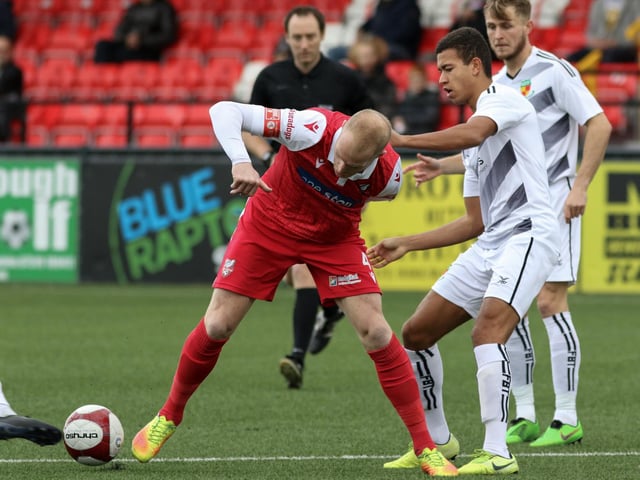 Action from Boro's 1-1 draw with visitors Nantwich

PHOTOS BY MORGAN EXLEY