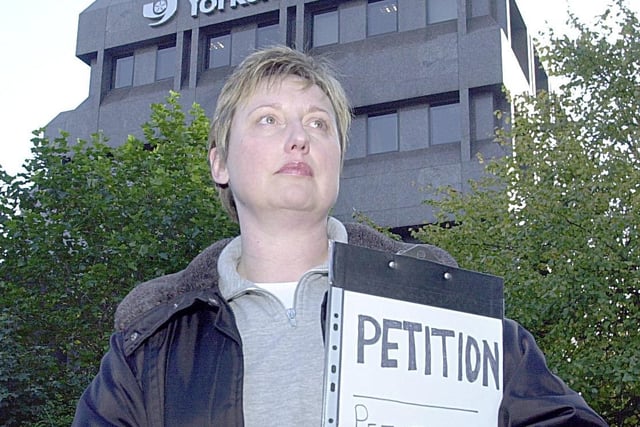 This is Anna Withers who has campaigning to save the Armlye branch of Yorkshire Bank.