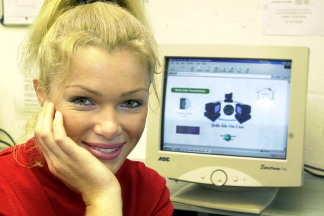Leeds's own Lara Croft, Nell McAndrew, visited the Belle Isle Foundation for the official opening of the drop-in centre.