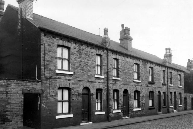 This is Almond Street pictured in March 1959 which was earmarked for demolition by Leeds City Council.