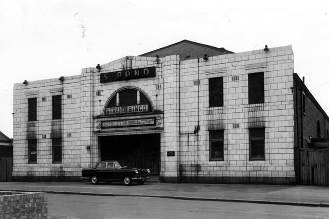 Strand Bingo Hall on Jack Lane in July 1964. The premises were demolished as the area was scheduled for slum clearance.