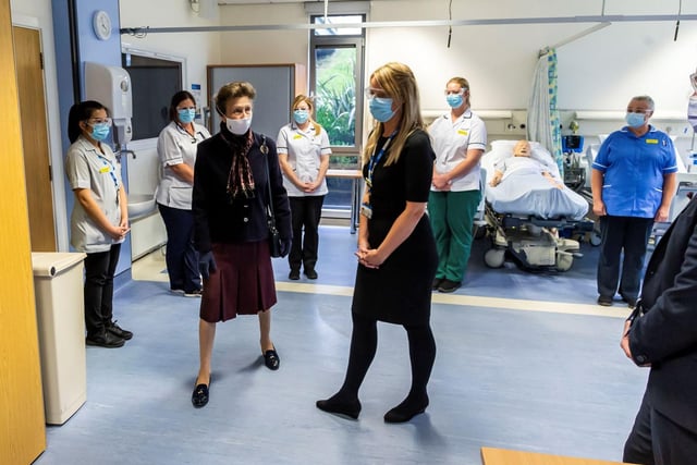 Princess Anne visits Scarborough Hospital