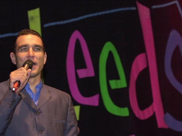 Vinnie Jones showed a softer side when interviewed by the YEP wearing his carpet slippers in 2001. He also melted hearts when he brought a disabled girl out of the crowd and danced with her on stage.