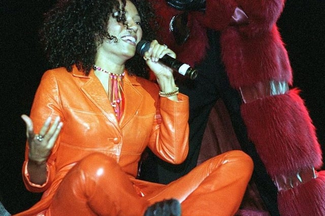 1999: Scary Spice dropped into her home city to turn on the lights. Was left embarrassed after she slipped and nearly fell off the stage.