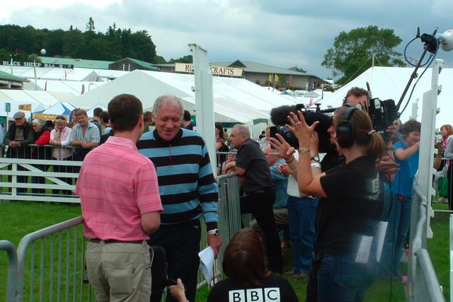 Harry Gration at the Great Yorkshire Show in 2009.