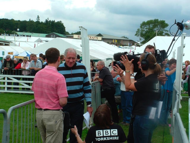 Harry Gration at the Great Yorkshire Show in 2009.