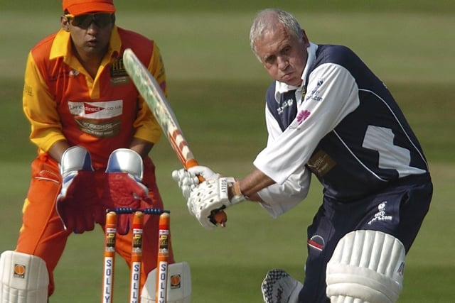 Harry Gration at the IIFA Foundation charity celebrity cricket match at Headingley in June 2007. He was on the Yorkshire pro-celebrity team.