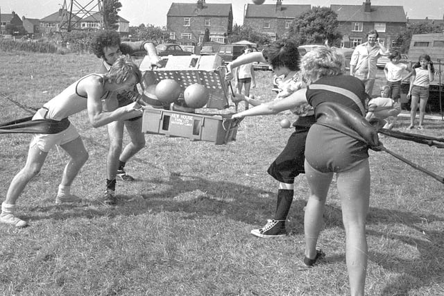 Summer fun at Poolstock It's a Knockout gala in 1976