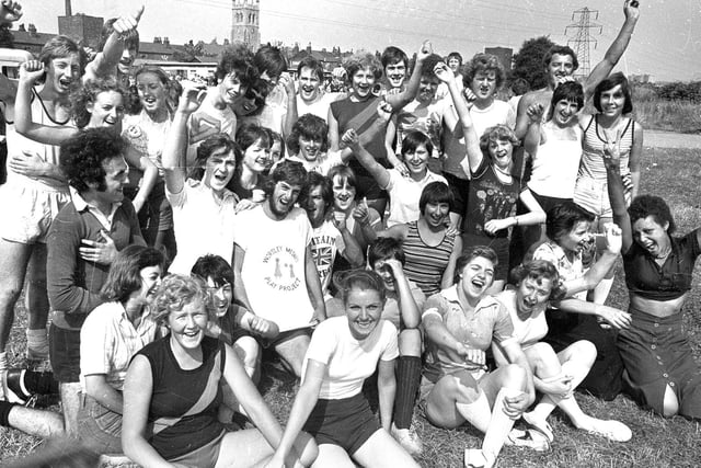 Summer fun at Poolstock It's a Knockout gala in 1976