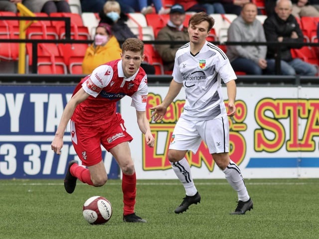 Another contender for man of the match, Glynn covered almost every blade of synthetic grass on the night, starting the move for Cartman's winner and consistently breaking through Whitby's midfield