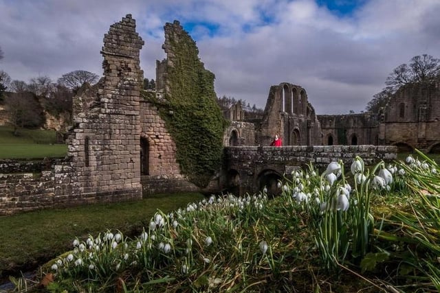 Fountains Abbey was built in 1132, the sound of monks chanting has been heard many times during the evening, especially in the area of the Chapel of the Nine Altars at the east end of the church.