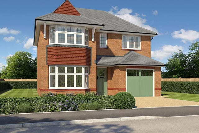 The "Oxford Lifestyle" home is part of the new The Poplars At Roundwood development by Redrow. It has three bedrooms, an open plan kitchen and separate lounge.