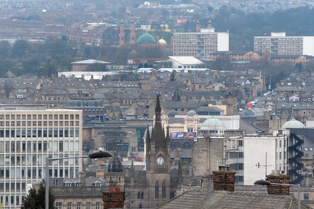 Bradford has a rate of 420.4 cases per 100,000 people, up from 350.5.