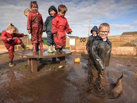 The  dirtier the better, that’s the aim of infant playtime at Larkholme Primary.
Since the school re-opened after the enforced break, the youngest pupils have been making the most of the enhanced outdoor curriculum and the fabulous play space which they have been using regardless of the weather.
