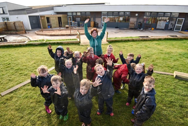 Headteacher David Fann said the main aim had been to enable the little ones to develop their imagination and other skills by getting outdoors after months being locked down.