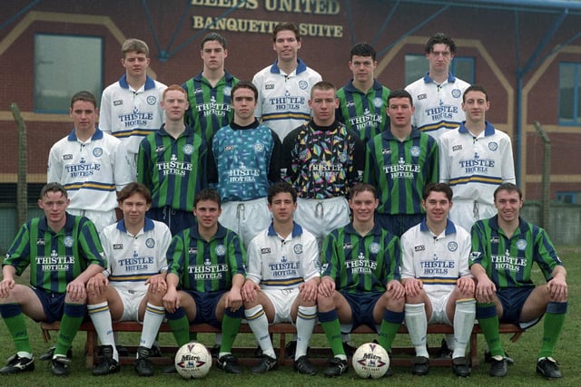 Leeds United's junior side and academy graduates from the 1994-95 season.