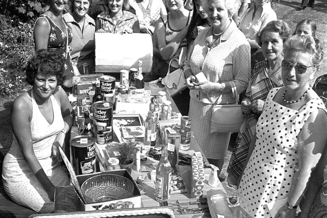 Golborne summer garden party in 1976