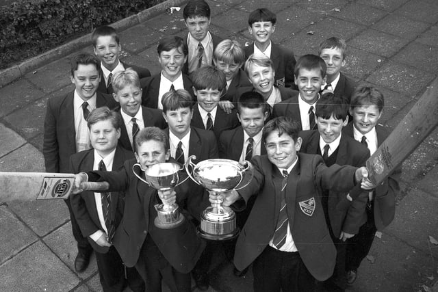 Wigan's Deanery High School cricket champions in 1993