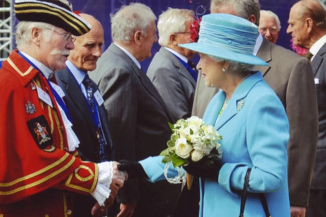 Meeting the Queen when she opened the Open Air Theatre in 2010