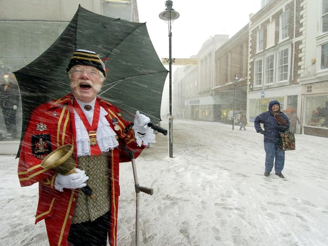 A snowy 2006 ... for the Pancake Day festivities !