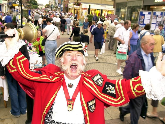 At the Rotary Cavaliers community fair in 2001