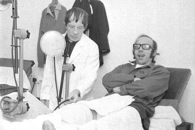 1973: Nobby Stiles injured at PNE