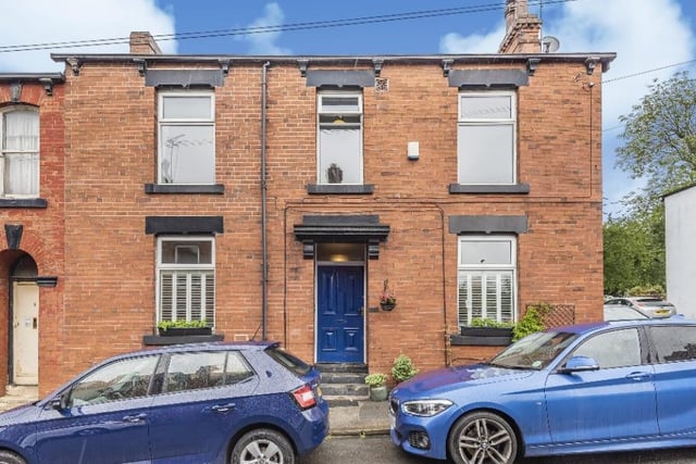 This deceptively large four bedroom end of terrace is in the heart of Chapel Allerton on Northbrook Street. The charming Victorian property is on the market with Northwood for £325,000.