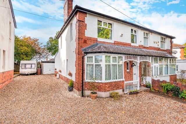 This family home on Scott Hall Road has solid wood flooring, private gardens and cast iron fireplaces. It is on the market with Northwood for £300,000.