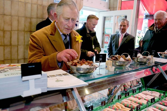 Cowman’s Famous Sausage Shop, Castle Street, Clitheroe
Cowman’s are proud to be one of the first butchers in the country to reinvent quality British sausages, which they have been producing since the 1960s.
Even Prince Charles has dropped in.
Shop online at www.cowmans.co.uk/