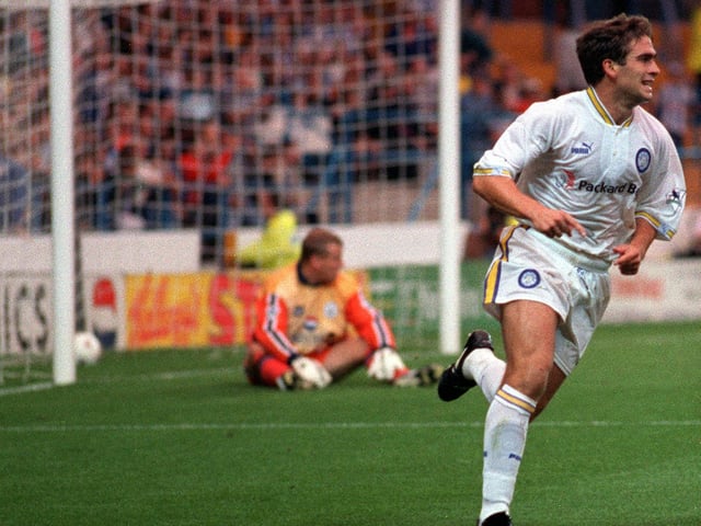 Bruno Riberio scored his first goal for Leeds United as the Whites beat Sheffield Wednesday 3-1 at Hillsborough in August 1997.