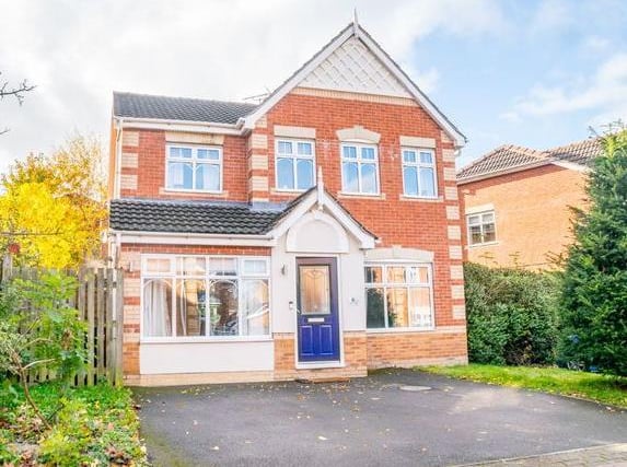 On Millers Dale in Morley, this 4-bed detached home at 350,000 pounds is situated in close proximity to motorway links